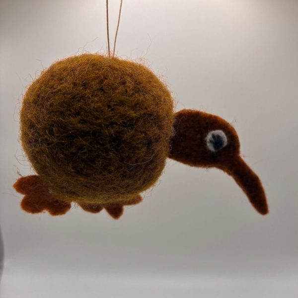 Hanging kiwi bird